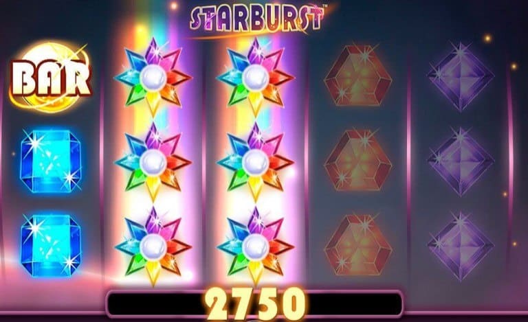 Starburst slot